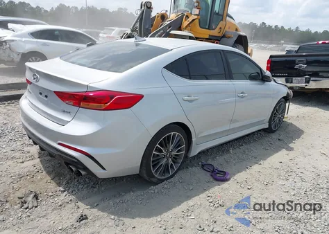 2018 Hyundai Elantra Sport из США, поврежденный, VIN KMHD04LB9JU573782